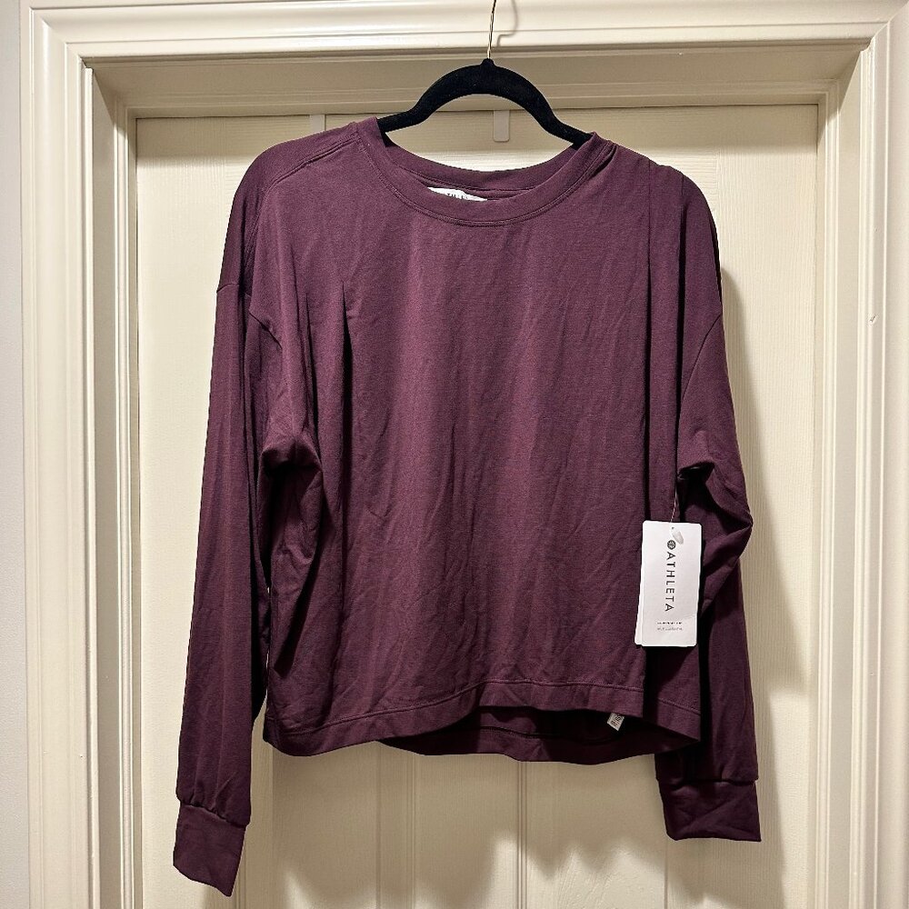 Athleta Elemental Long Sleeve Top (Medium)